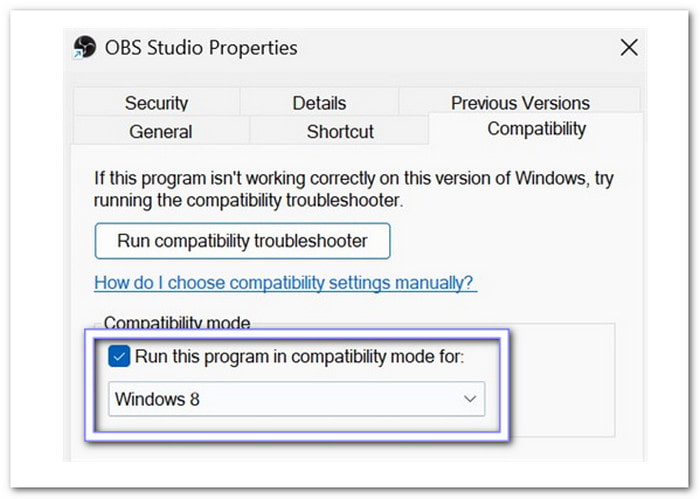 Turn on Compatibility Mode