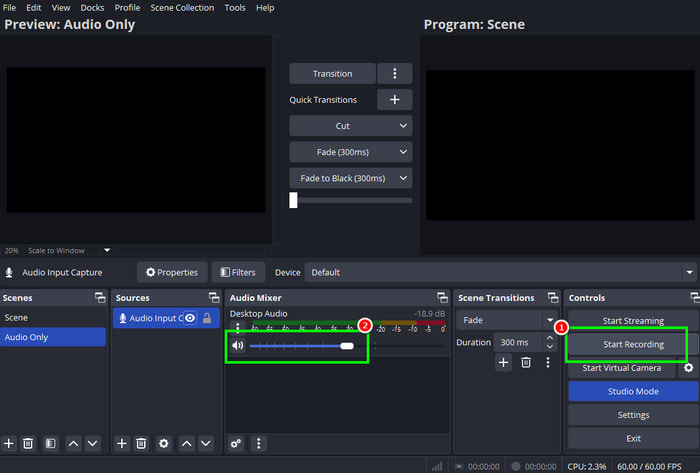 Start Recording OBS