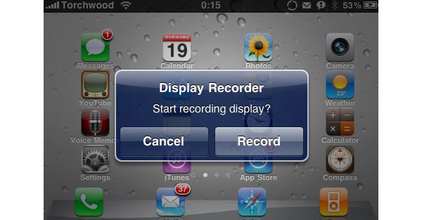 Display Recorder - Grab FaceTime Konvertering på iPad
