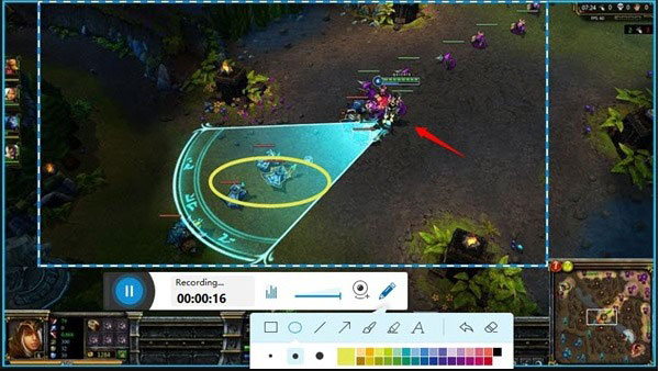 Cattura il gioco LOL senza registrazione