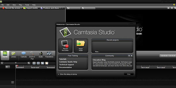 Camtasia studio