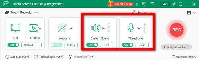 System Sound Microphone