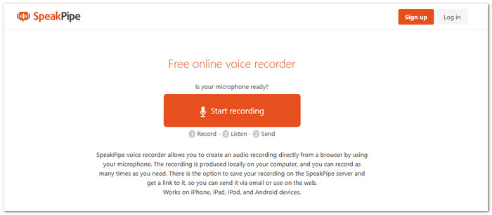 SpeakPipe Best Alternative to Rev Online Voice Recorder