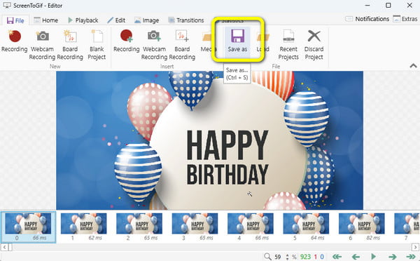 Click Save Button
