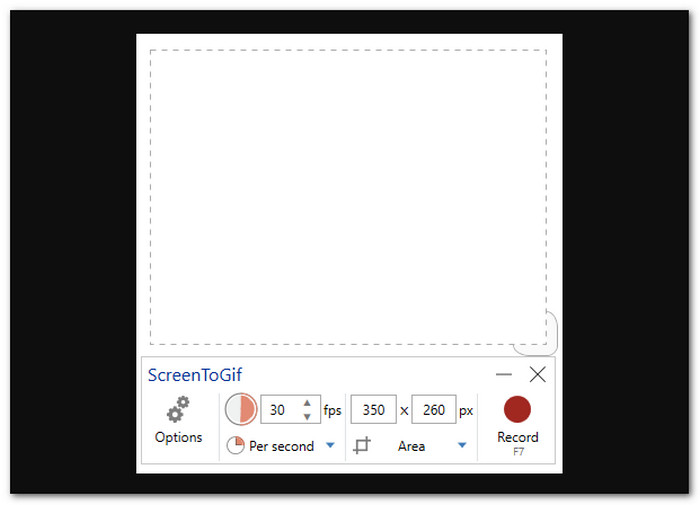 Custom Recording Settings