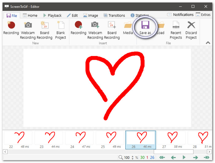 Export in Different Formats