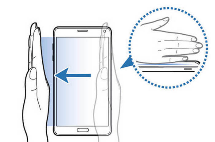 Capture Samsung With Palm Swipe