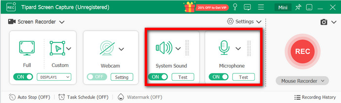System Sound Microphone