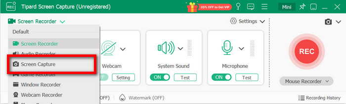 Tipard Screen Capture