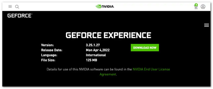 Reinstall Geforce Experience