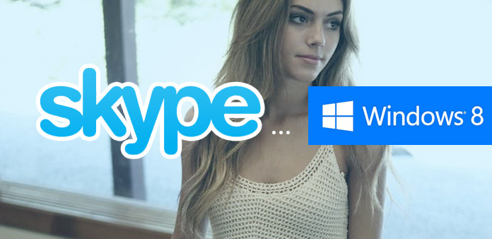 Del skærm på Skype for Business på Windows 8