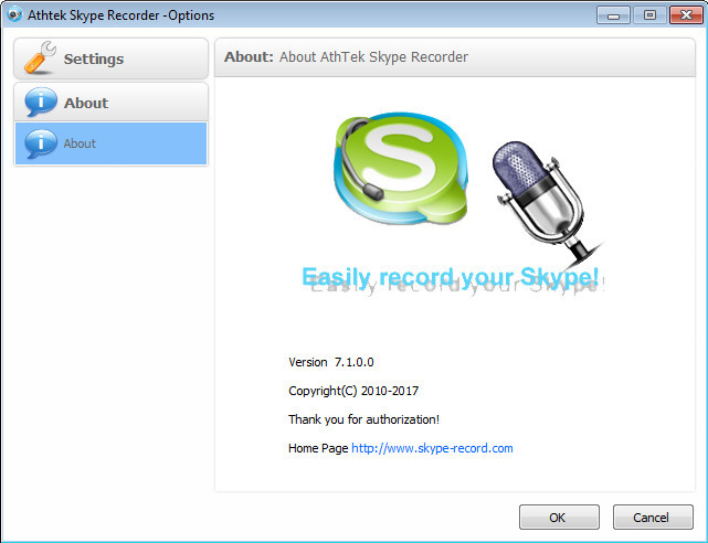 Athtek Skype Kaydedici