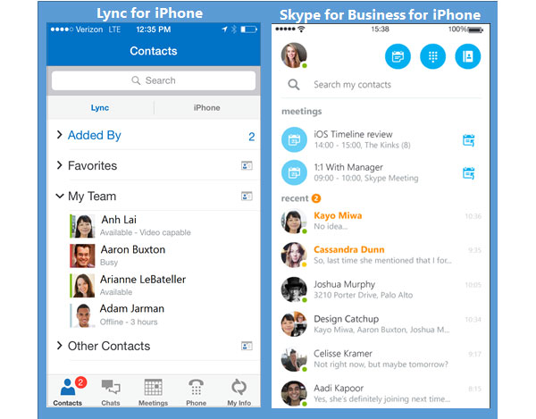 Skype pour les entreprises