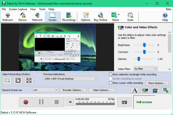 Debut Screen Recorder