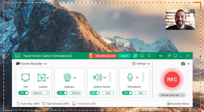 Tipard Webcam Recorder