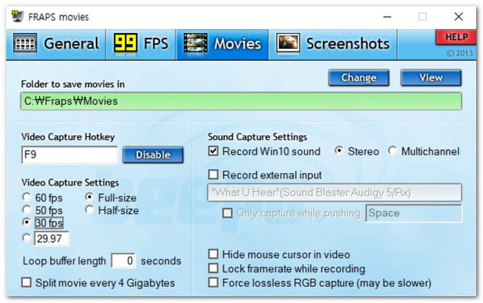 Fraps Top Alternative to Xbox Game Bar