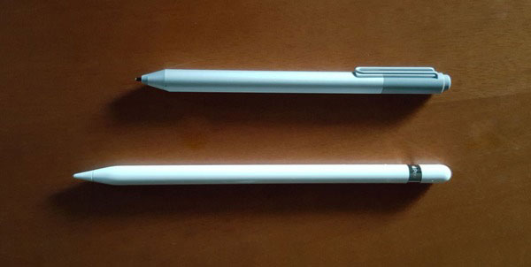Teclado y pluma