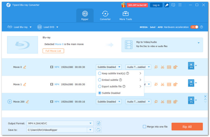 Tipard Blu-ray Converter Alternative Solution