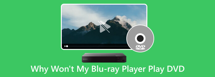 Blu-ray-speler speelt dvd niet af