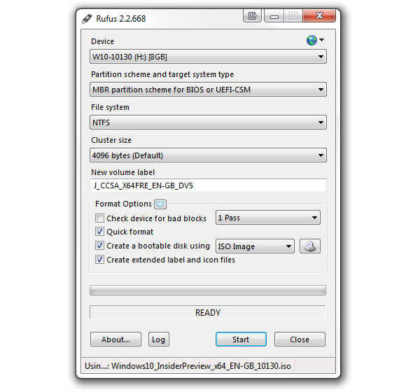 burn iso image to usb bootable