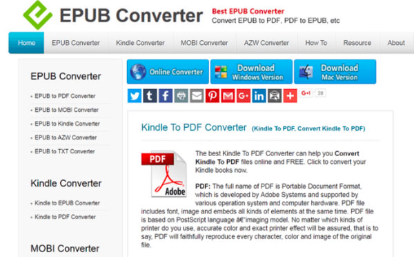 convertisseur epub