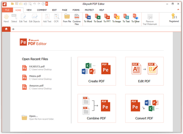 Editor PDF di iSkysoft