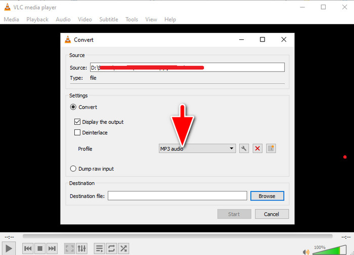 VLC Convert WEBM