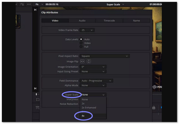 Apply Super Scale and Adjust Settings