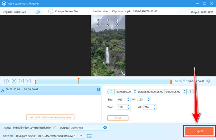 Export Video Tipard