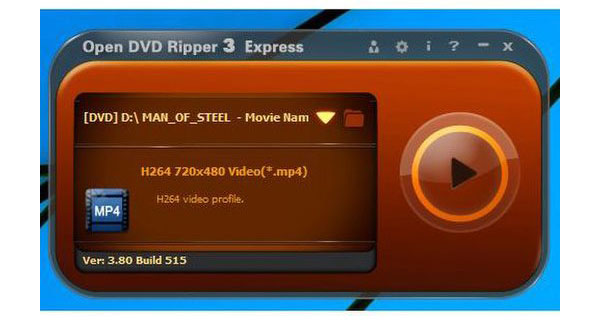 Nyissa meg a DVD Ripper programot