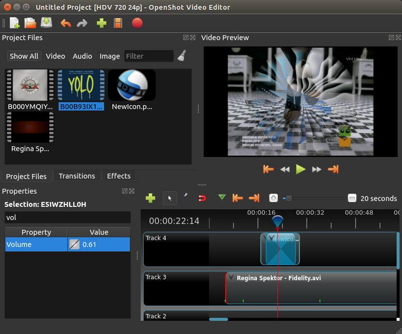 Editor de Vídeo OpenShot