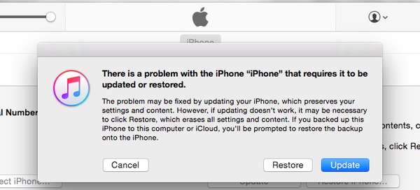 Cancellare il passcode dell'iPad in modalità di ripristino