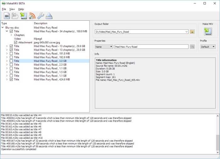 Makemkv Interface