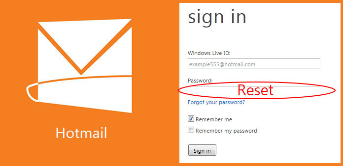 Reimpostazione della password di Hotmail