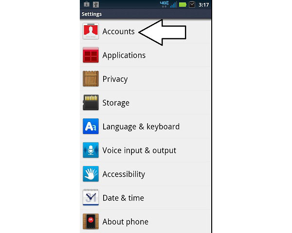How to update Hotmail password on Android