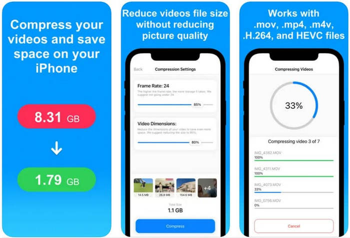 Android Compress Videos