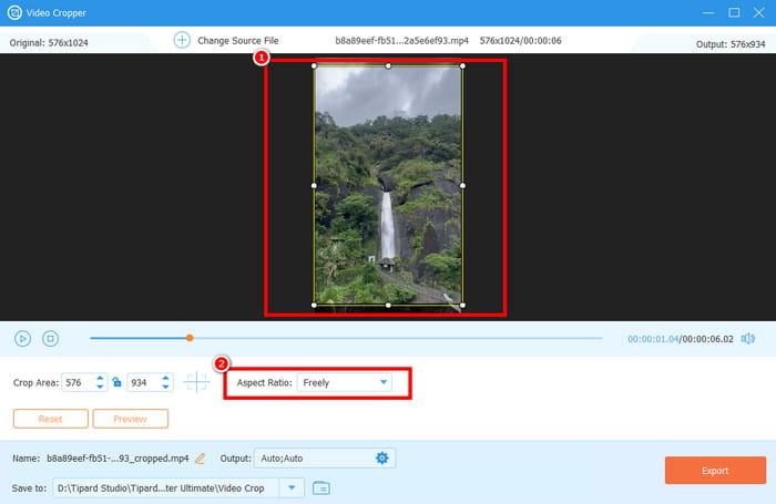 Crop The Video Tipard