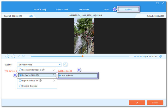 Add Your Subtitle File