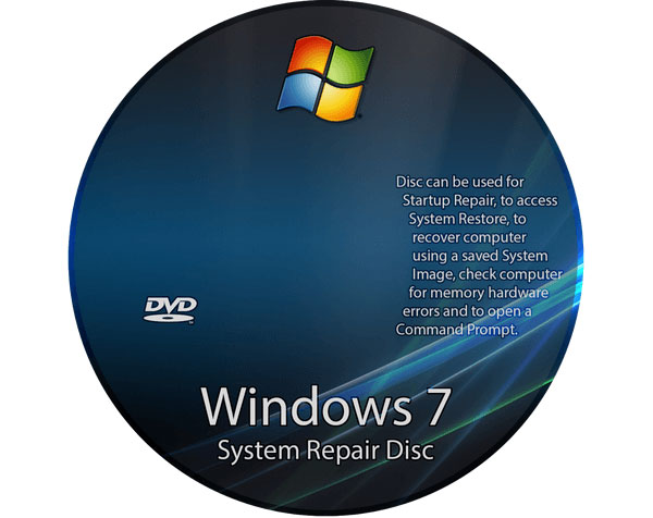 Gendan Windows med reparationsdisk