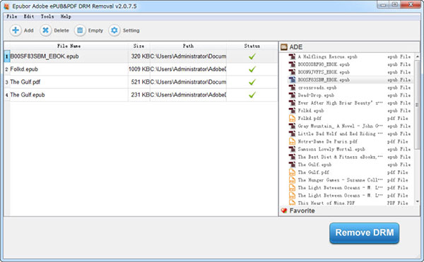 Epubor Epub Drm除去