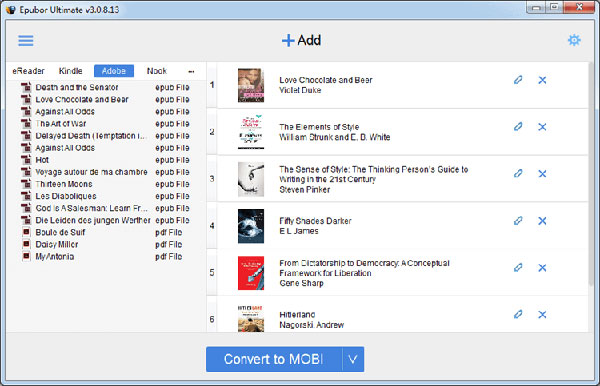 Apri il file ACSM su Kindle