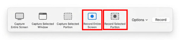 Mac Screen Recorder Toolbar