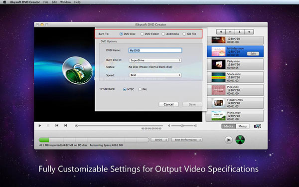 iSkysoft DVD Creator