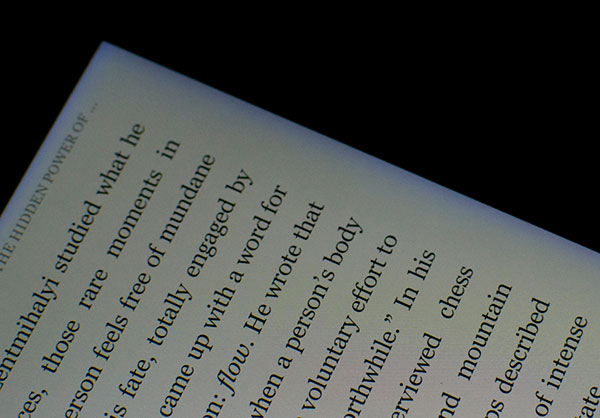 Purple Haze sur l'écran Kindle