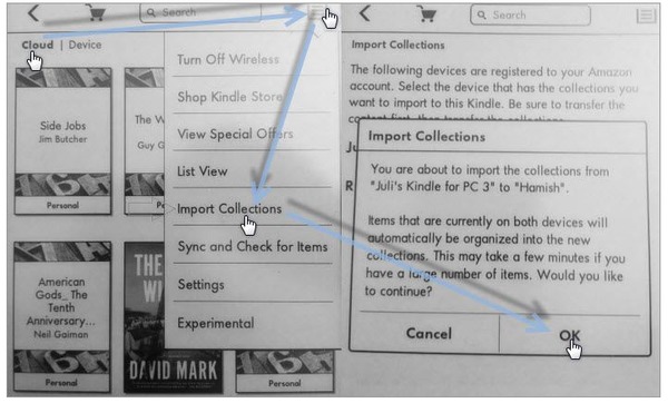 Mac / PC'de Kindle Koleksiyonlarını Düzenleyin