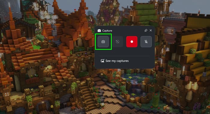 Minecraft Screenshot Windows 10