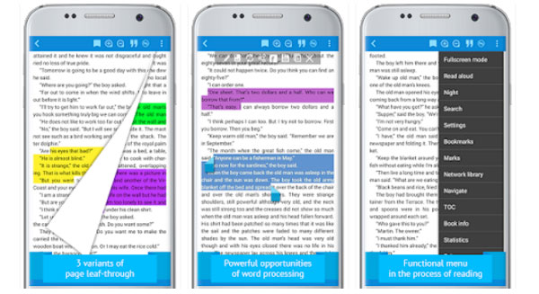Meilleures applications Mobi Reader de 20 pour la lecture de Mobi Ebooks