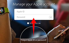 Zapomenuté heslo ID uživatele Apple