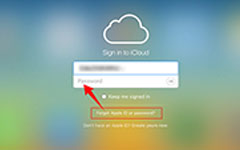 Mot de passe oublié iCloud