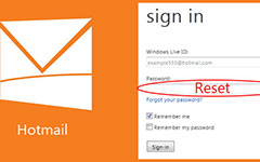 Redefinir senha do Hotmail